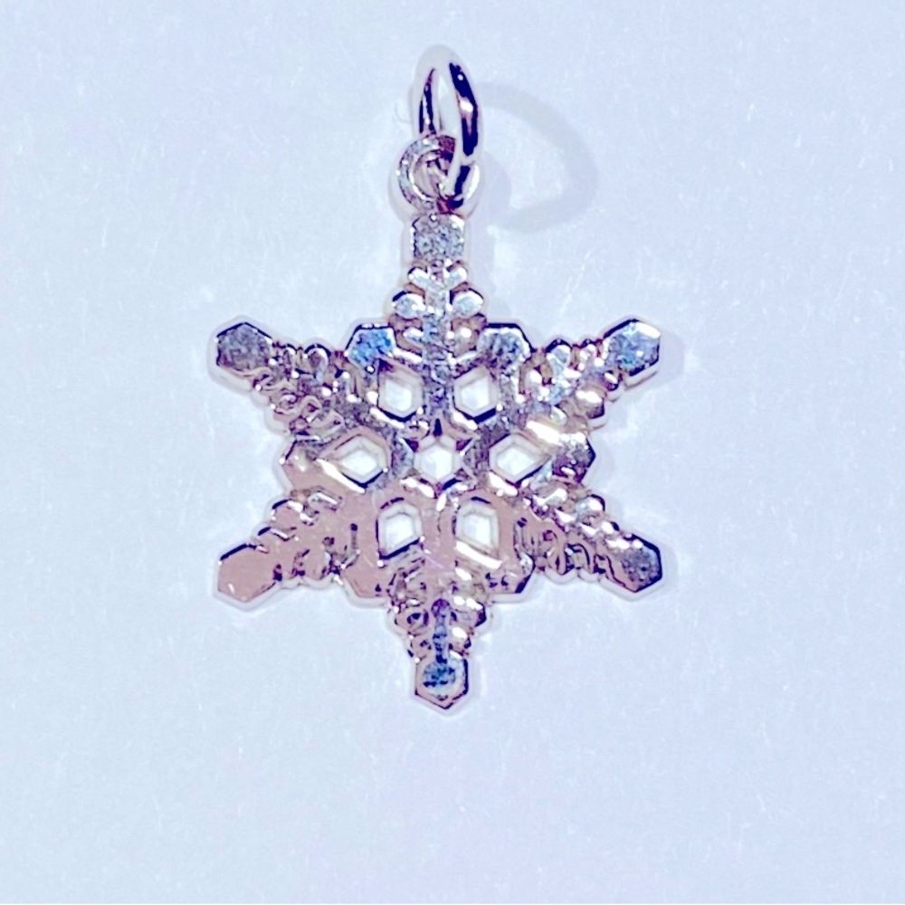 Sterling Silver Snowflake Charm